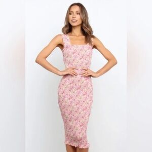 Petal and Pup Axara Dress - Pink Floral - Size 4